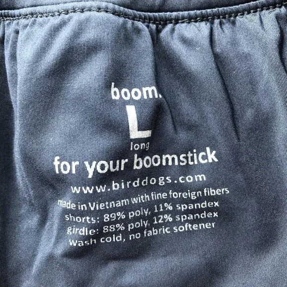 Birddogs Shorts Mens Large Long Gray Blue Lined Stretch Athletic Zip Pocket - Picture 5 of 10